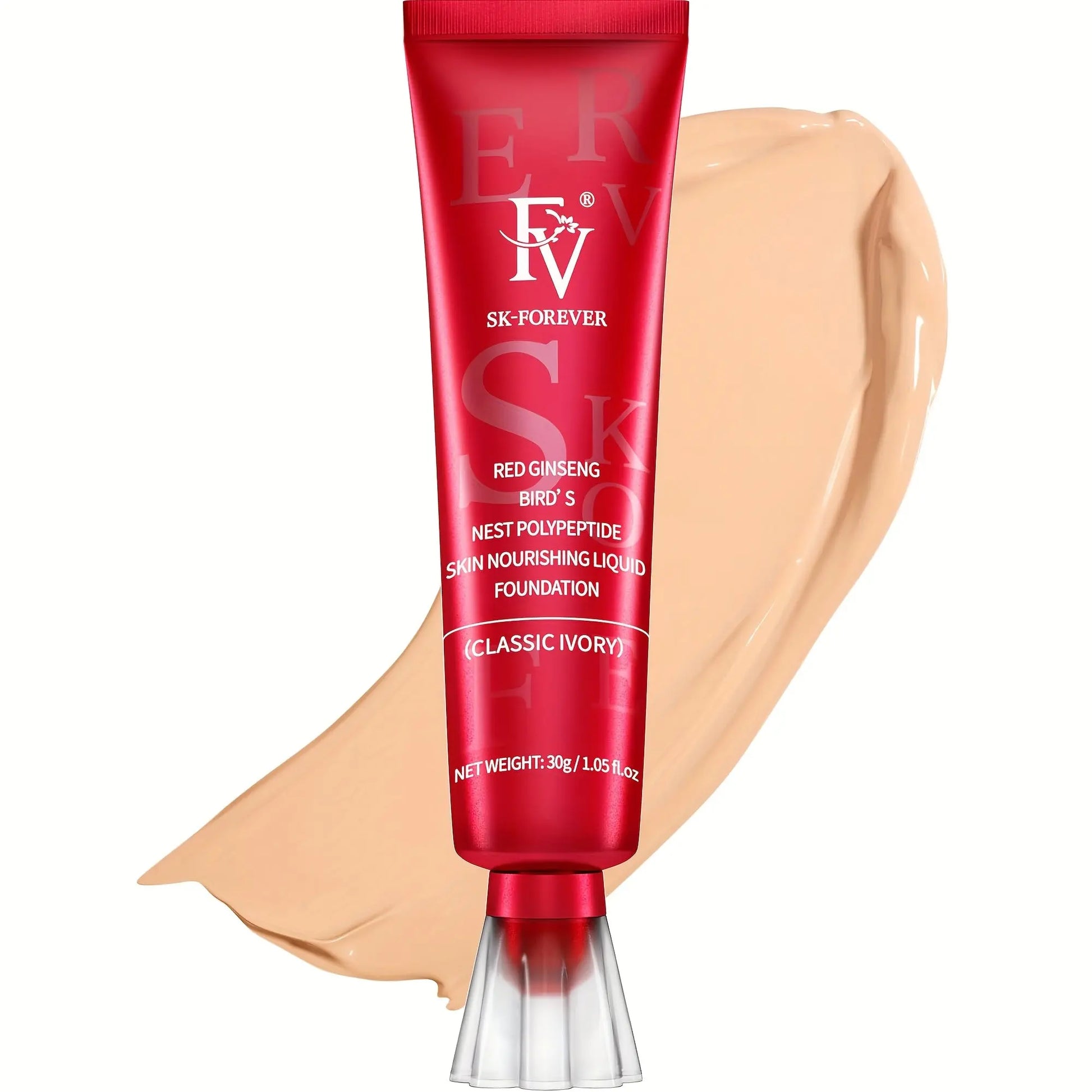 FV Waterproof Matte Foundation - Light, Oil-Free, Natural Makeup for Combination and Oily Skin, Light to Medium Concealer, Light Brown and Ivory Moisturizing Formula, Matte Makeup | Tube with Box Mi tienda