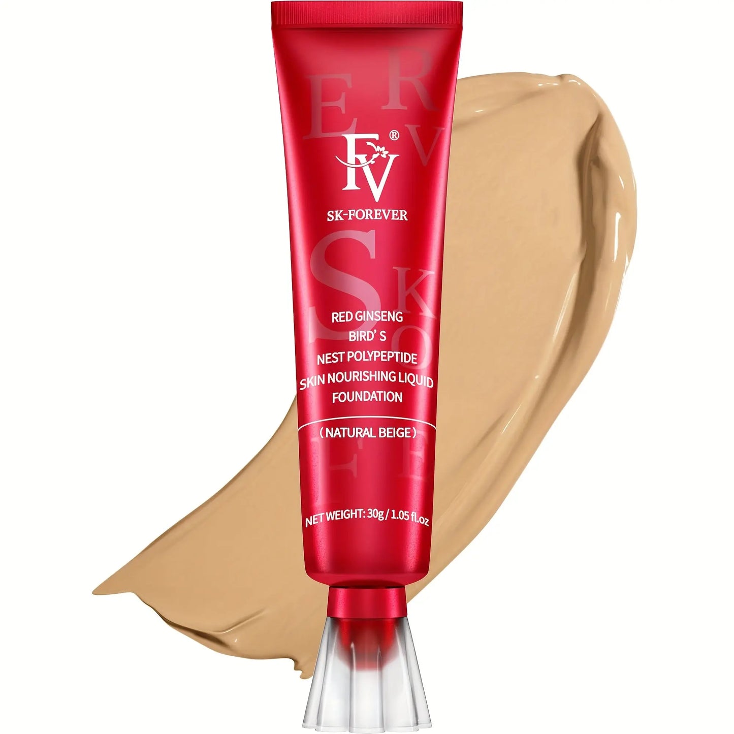FV Waterproof Matte Foundation - Light, Oil-Free, Natural Makeup for Combination and Oily Skin, Light to Medium Concealer, Light Brown and Ivory Moisturizing Formula, Matte Makeup | Tube with Box Mi tienda