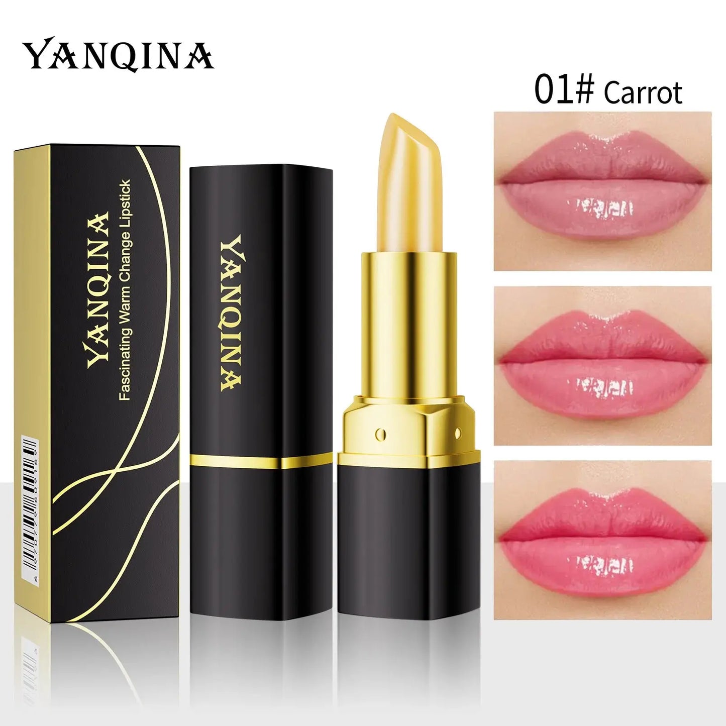 Warm Carrot Lipstick for Women Color-Changing Mineral Infused Moisturizing Hydrating Makeup Internet Celebrated Beauty Product Mi tienda