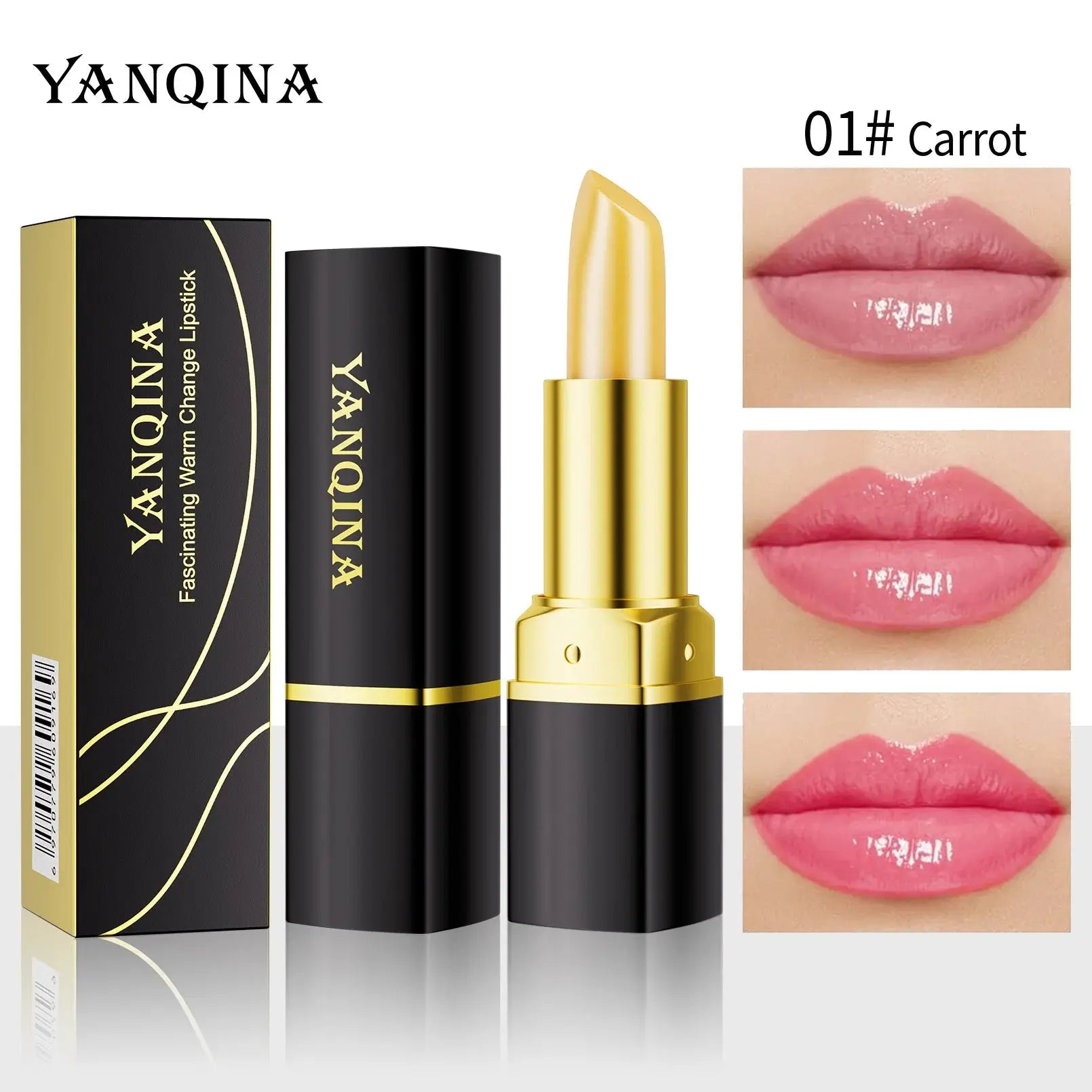 Warm Carrot Lipstick for Women Color-Changing Mineral Infused Moisturizing Hydrating Makeup Internet Celebrated Beauty Product Mi tienda