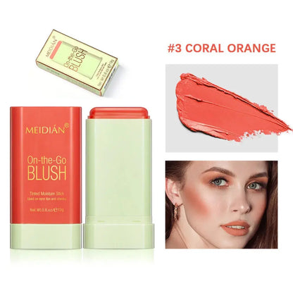 Cross-Border Portable Liquid Highlighter Solid Brightening Primer Solid Mineral Blush Stick Custom Logo Labeling Makeup Mi tienda