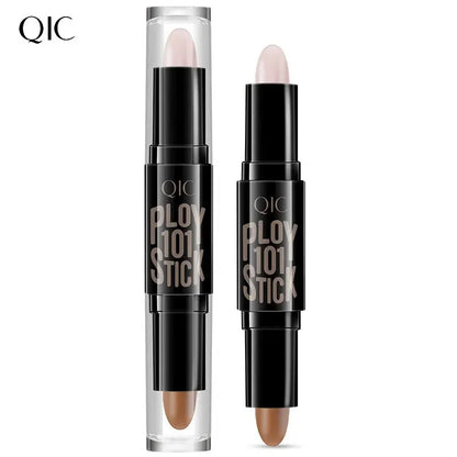 Double-Headed Concealer Pen with Mineral Cream Color Makeup Stick Side for Brightening Face with Three-Dimensional Fit Mi tienda