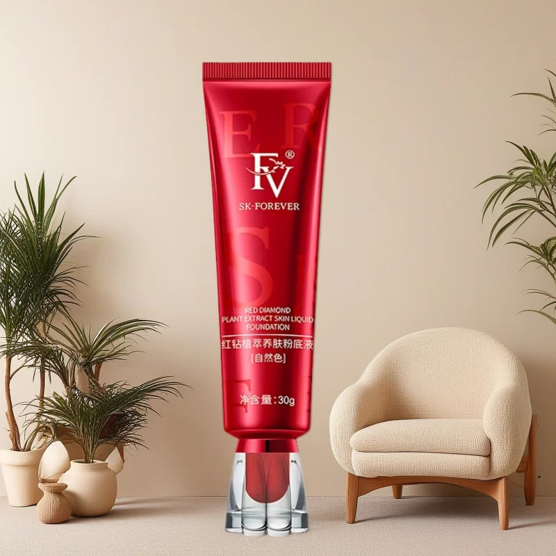 FV Whitening Liquid Foundation for Dark Skin Long-Lasting Oil Control with Matte Finish Coverage and Labeling Mi tienda
