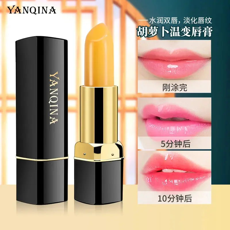 Warm Carrot Lipstick for Women Color-Changing Mineral Infused Moisturizing Hydrating Makeup Internet Celebrated Beauty Product Mi tienda