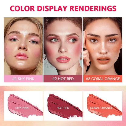Cross-Border Portable Liquid Highlighter Solid Brightening Primer Solid Mineral Blush Stick Custom Logo Labeling Makeup Mi tienda