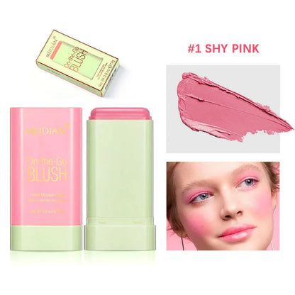 Cross-Border Portable Liquid Highlighter Solid Brightening Primer Solid Mineral Blush Stick Custom Logo Labeling Makeup Mi tienda