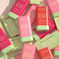 Cross-Border Portable Liquid Highlighter Solid Brightening Primer Solid Mineral Blush Stick Custom Logo Labeling Makeup Mi tienda