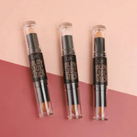 Double-Headed Concealer Pen with Mineral Cream Color Makeup Stick Side for Brightening Face with Three-Dimensional Fit Mi tienda