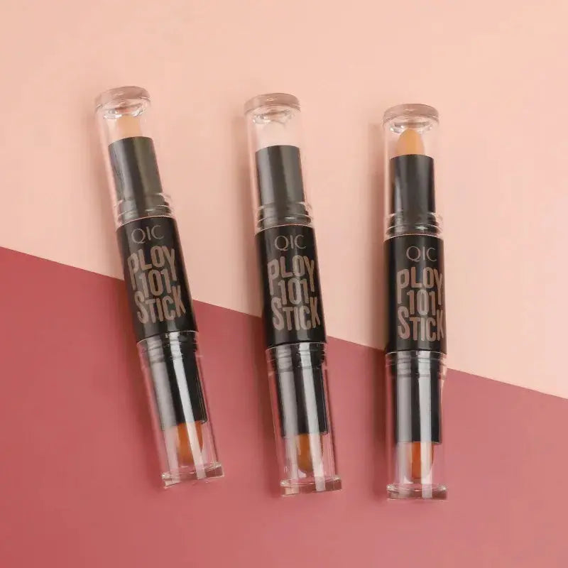 Double-Headed Concealer Pen with Mineral Cream Color Makeup Stick Side for Brightening Face with Three-Dimensional Fit Mi tienda