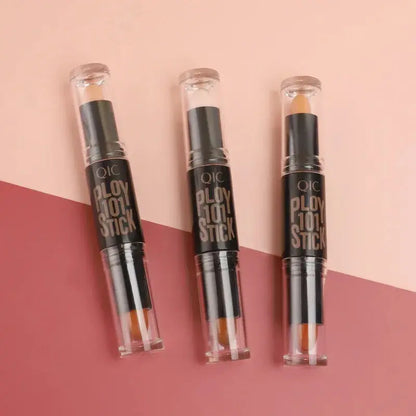 Double-Headed Concealer Pen with Mineral Cream Color Makeup Stick Side for Brightening Face with Three-Dimensional Fit Mi tienda