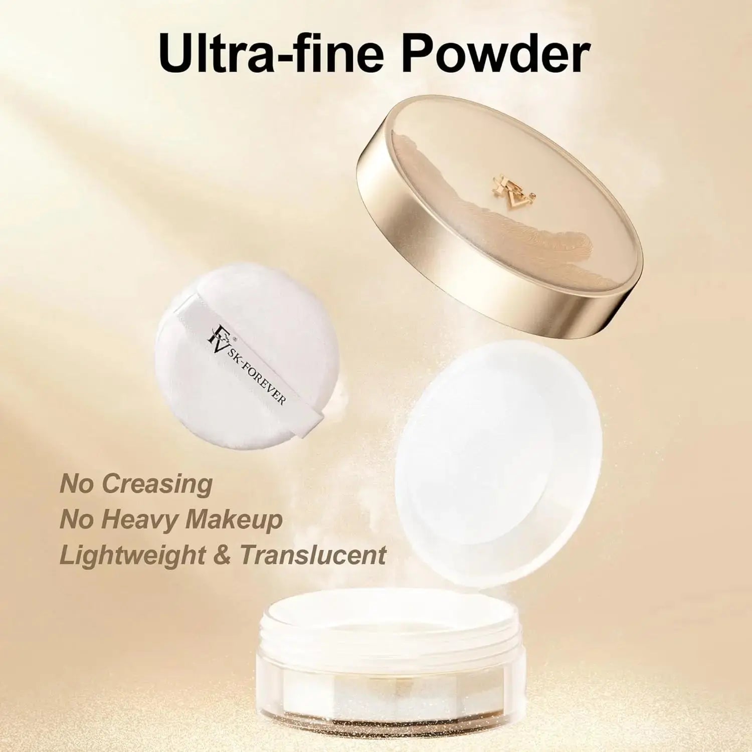 FV 03 Shimmer Sheer Long-Lasting Eyebrow Enhancers Translucent Setting Powder Shimmer Finish Lightweight All Skin Tones Mineral Mi tienda